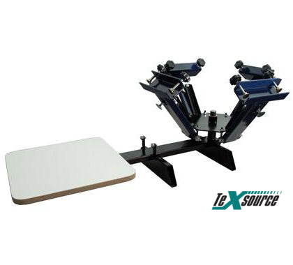 Genesis Four Color Single Station Screen Printing Press
