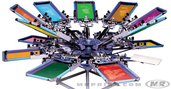 M&R Chameleon Manual Press Detail | Texsource
