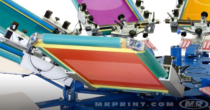 M&R Chameleon Manual Press Detail | Texsource