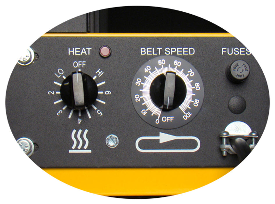 Vastex D-100 Conveyor Dryer - Control Panel Detail
