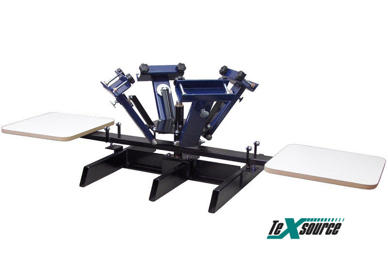 Texsource Manual Screen Printing Press - 4 Color 2 Station