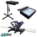 Genesis Screen Printing Kit 05 - 4 Color 2 Station Press - Flash Unit - UV Exposure Unit
