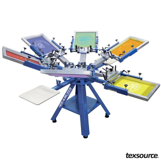 M&R Kruzer Manual Press - 6 Color / 4 Station | Texsource