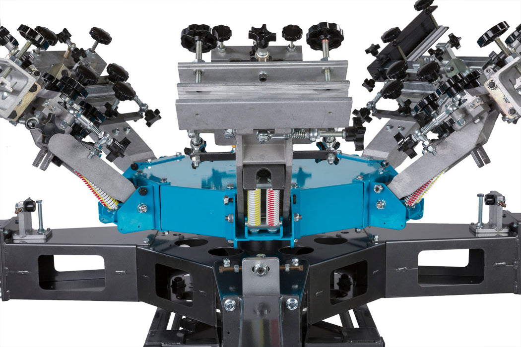 Workhorse Mach Floor Press - 6 Color / 4 Station | Texsource