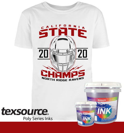 Texsource Polyester Ink - 14600 Cardinal Red | Screen Printing Ink
