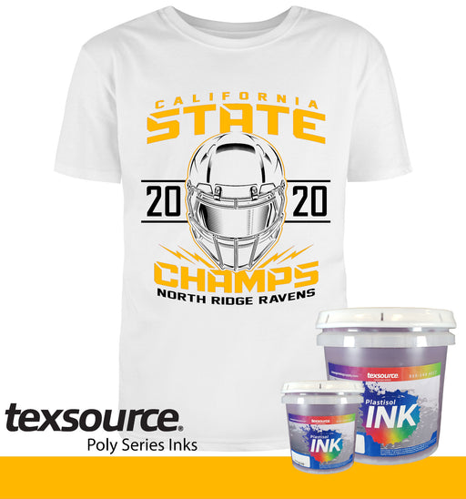 Texsource Polyester Ink - 18070 Golden Yellow | Screen Printing Ink