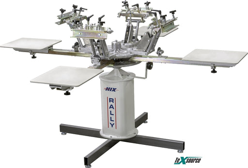 Hix Rally Series 4 Color Screen Printing Press