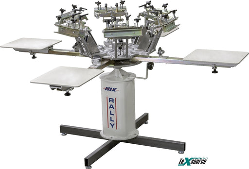 Hix Rally Series 6 Color Screen Printing Press