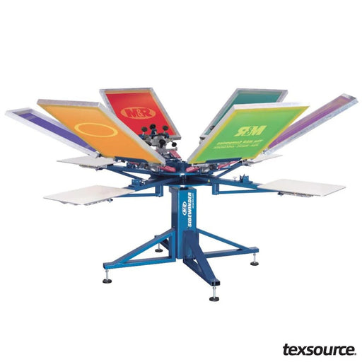M&R Sidewinder Manual Press - 6 Color / 4 Station | Texsource
