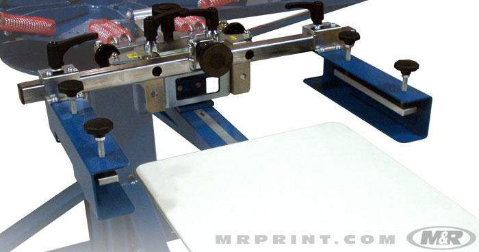 M&R Sidewinder Manual Press - 6 Color / 4 Station Detail