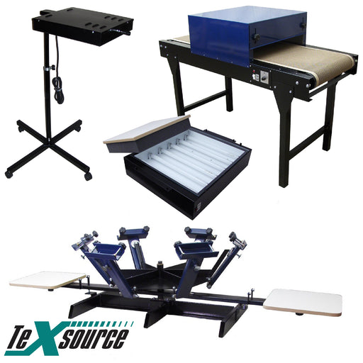 Genesis Screen Printing Kit 07 - 6 Color 2 Station Press